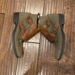 Stylish ankle double strap Jcrew boots size 9